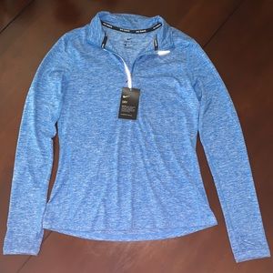 Nike Dri-Fit Half Zip Blue